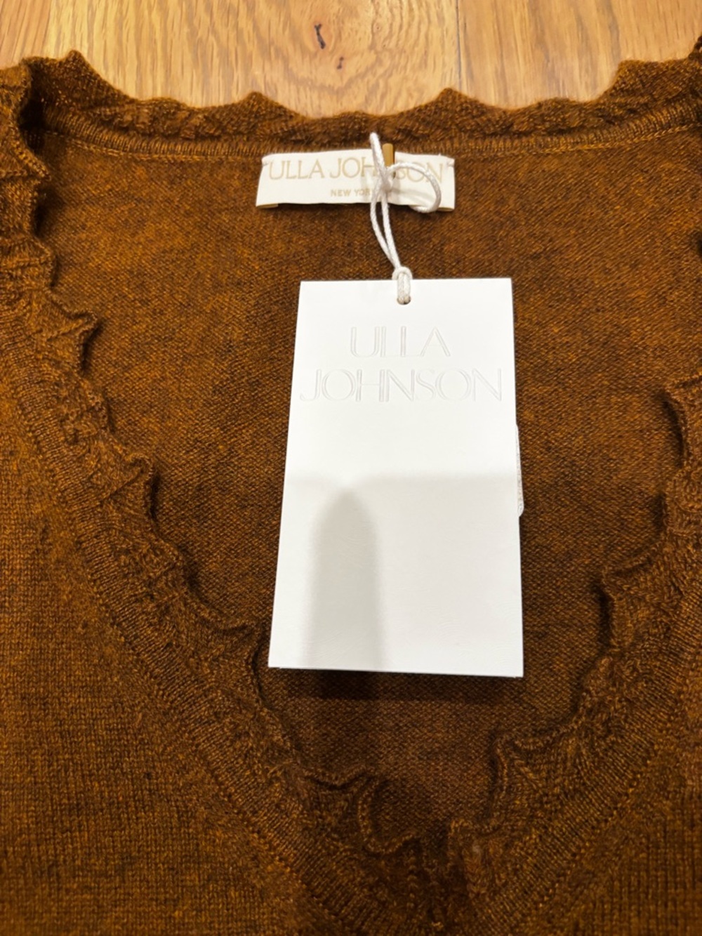 NWT Ulla Johnson Polline short sleeve sweater - Picture 8 of 10
